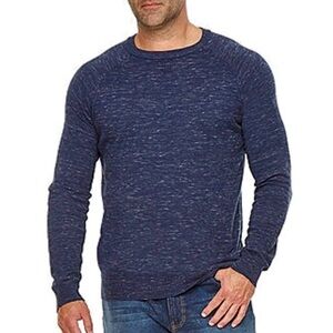 Mutual Weave Big and Tall Mens Raglan Long Sleeve Pullover Sweater Size